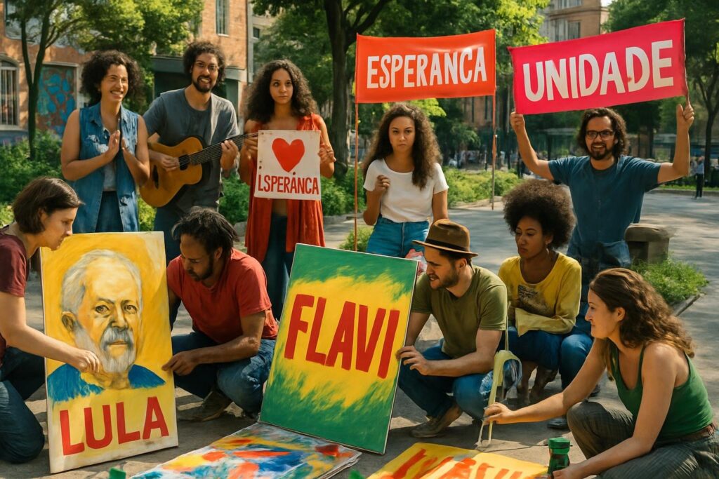 Artistas e Celebridades se Mobilizam em Apoio a Lula e Flávio
